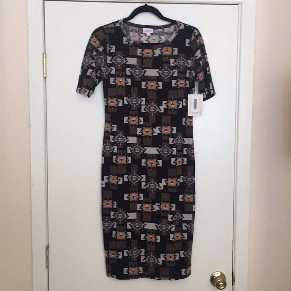 S LuLaRoe Julia Dress D01 555